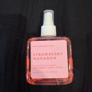 Strawberry Macaron Hair and Body Mist or room spray light refreshing& so YUMMY!